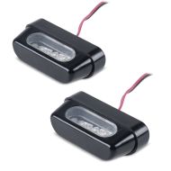 2x LED skiltlys motorsykkel Lumitecs KL1 skiltlys sparesett