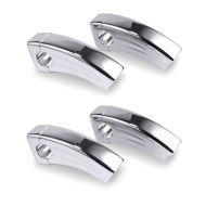 2x styrefeste egnet for 1"-25,4 mm styreuttrekksstige 3,5" Craftride PB2 aluminium krom sparesett