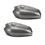 2x Cafe Racer Tank VT1 egnet for Vintage Scrambler Retro motorsykkelkonverteringer umalt Craftride sparesett