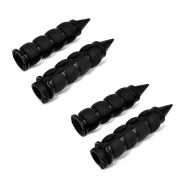2x styrehåndtak 1" Craftride CG5 CNC aluminium egnet for Kawasaki Yamaha Suzuki Honda svart økonomisett