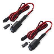 2x 12V motorsykkel USB-uttak Lumitecs US6 økonomisett