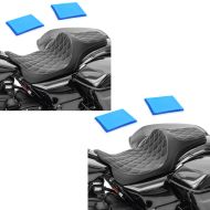 2x gel sete egnet for Harley Davidson Touring 08-24 Craftride FW6 dobbel sete sparesett