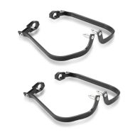 2x håndbeskyttere Enduro XDure HP18 motocross håndbeskyttere universal svart sparesett