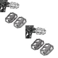 2x fotstøtter egnet for BMW F 750 / 850 / Adventure GS 19-23 extension Craftride FE1 grå økonomisett