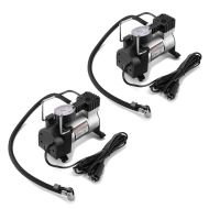 2x kompressor kablet Tourtecs KM2 luftkompressor 12V / 10,3 bar elektrisk luftpumpe økonomisett