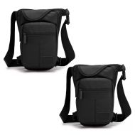 2x motorsykkelbenveske Bagtecs HT3 Leg Bag lårveske sparesett