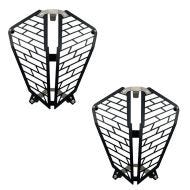 2x frontlysgitter frontlykt egnet for KTM 790 Adventure / R 19-21 Motoguard SG2 lampebeskyttelsesgitter sparesett