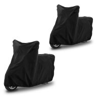 2x presenning egnet for Vespa og sparkesykkel Craftride XL-XXL deksel svart sparesett