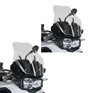 2 x turskjerm egnet for BMW F750GS 18-23 / F850GS 18-23 klar frontrute Puig økonomisett 3768W