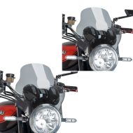2 x frontrute universal Puig economy set top frontrute røykgrå 1309h