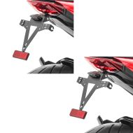 2x nummerskiltholder egnet for Ducati Monster 937 21-24 nummerskiltholder med belysning Zaddox sparesett