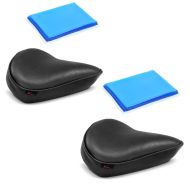 2x solo sete gel egnet for Bobber Chopper Cruiser solo salbenk Craftride CT4 økonomisett