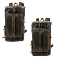 2x motorsykkel bagasjerull Craftride VG7 halebag vintage 25 liter i svart økonomisett