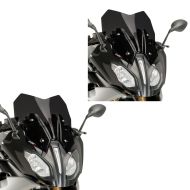 2 x turskjerm egnet for BMW R 1200 RS 15-18 mørktonet frontrute Puig økonomisett 7616F