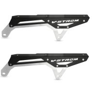 2x kjedebeskyttelse egnet for Suzuki V-Strom 1000 04-19 beskyttelse kjededeksel Motoguard CG2 økonomisett