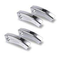 2x styrefeste egnet for 1"-25,4 mm styreuttrekksstige 4,5" Craftride PB4 aluminium krom sparesett
