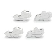 2x styrerør 23mm egnet for BMW F 750 GS 18-23 Tourtecs sølv sparesett