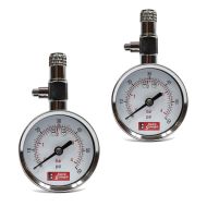 2x dekktrykkmåler analog Tourtecs RM2 lufttrykksmåler 0-4 bar dekktrykkmåler økonomisett
