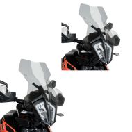 x turskjerm egnet for KTM 790 Adventure / R 19-21 røykgrå frontrute Puig økonomisett 3587H