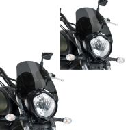 2 x naken sykkelskjerm egnet for Kawasaki Vulcan S / Café 15-24 mørk tonet frontrute Puig økonomisett New Generation Sport 3175F