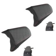 2x stolpestol egnet for Honda CB 1000 R 18-24 passasjersete svart økonomisett