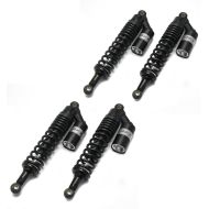 2x motorsykkel støtdempere bak 380 mm fjærbenspar universal Zaddox RS2 svart sparesett