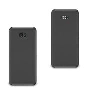 2x powerbank 10000mah Lumitecs PV1-lader med Quick Charge USB C-sparesett