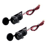 2x 12V motorsykkel USB-uttak Lumitecs US26 økonomisett