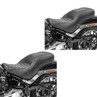 2x sete egnet for Harley Davidson Softail-modeller 18-24 Craftride TR2 komfort dobbeltsete økonomisett