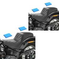 2x dobbel sete gel egnet for Harley Davidson Sport Glide 18-24 duo sete Craftride SP8 svart sparesett