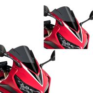 2 x racing frontrute Z egnet for Honda CBR 650 R 19-23 mørk tonet frontrute Puig økonomisett 3568F
