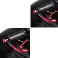 2x motorsykkelspakbeskyttere Lever Guard bremsespak clutchspakbeskyttelse X1 rødt sparesett