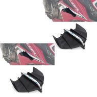 2x winglets universal egnet for motorsykkelkledning Downforce Spoiler Zaddox DF1 matt karbonlook økonomisett