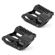 2x kjedeslipebeskyttelse egnet for Yamaha Tenere 700 19-24 beskyttelse svingarmslipebeskyttelse Motoguard svart økonomisett