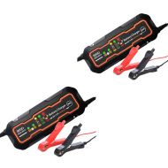 2x motorsykkel batterilader Lumitecs SC3 intelligent ladning 5A sparesett