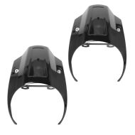 2x lampemaske egnet for Harley Davidson Softail Street Bob 18-24 frontlys kåpe Craftride RM5 frontrute svart sparesett