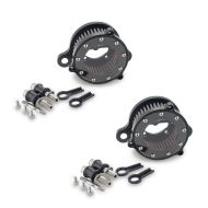 2x luftfiltersett klar egnet for Harley Davidson Sportster modeller 04-16 Craftride økonomisett