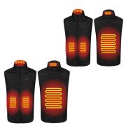 2x oppvarmet vest størrelse XL HW1 USB varmevest termisk vattert vest sparesett