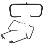 Sett: Taskestativ egnet for Harley Davidson Touring 14-24 med beskyttelsesstang svart Craftride + Crashbar egnet for Harley Davidson Touring 09-24 Craftride TR2 svart