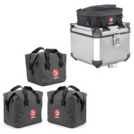 Sett: innervesker for aluminiumskoffert + toppveske egnet for BMW R 1250 GS / Adventure 19-24 Bagtecs + ekstra bag aluminium toppkoffert egnet for BMW R 1250 GS / Adventure 19-24 Bagtecs BF1