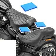 Sett: Solo sete gel egnet for Harley Davidson Softail Street Bob / Standard 18-24 sete DS4 + gel sete egnet for Harley Davidson Softail 18-24 Craftride TR6 komfort dobbel sete