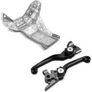 Sett: Motorbeskyttelse egnet for KTM EXC 300 250 14-16 med spaksett bremsespak med clutchhendel foldehendel Xdure Flex sw