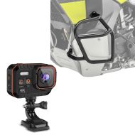 Sett: Motorsykkel vanntett action cam 4K video Tourtecs med crash bar egnet for Husqvarna Norden 901 21-24 crash bar