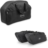 Sett: innerbag toppveske Craftride MT5 egnet for Harley Davidson King Tour Pak 94-24 + veske innervesker egnet for Harley Davidson Touring 94-24 Craftride BG1 par