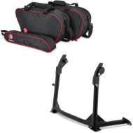 Sett: innvendige vesker som passer til Ducati Multistrada 1200 / S 10-14 sidevesker Bagtecs + hovedstativ med ABE ConStands