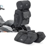 Sett: Sissybar bag + etui innervesker egnet for Chopper / Custombikes Touring 94-24 SP4