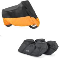 Sett: presenning XXXL + veske innervesker egnet for chopper / custom sykler Touring 94-24 SP4