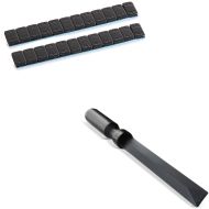 Sett: balanserende vekter 2x 12x5g + selvklebende vektfjerner