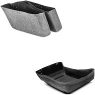 Sett: innerfôr for sidekofferter + innerfôr. egnet for Harley Davidson Touring Topcase King Tour Pak 14-24