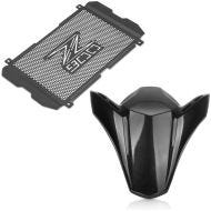 Sett: Radiatordeksel egnet for Kawasaki Z 900 17-19 KG1 + støtdeksel